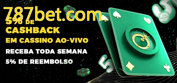 Promoções do cassino ao Vivo 787bet.com